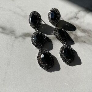 BLACK EARRINGS